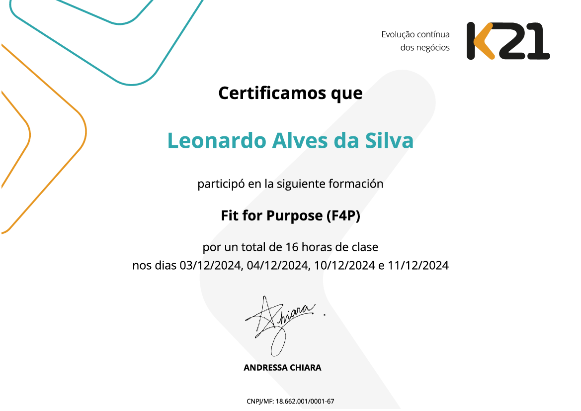 Certificado K21